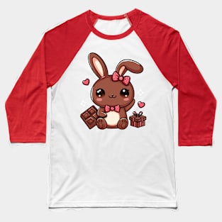 Chocolate Bunny Baseball T-Shirt